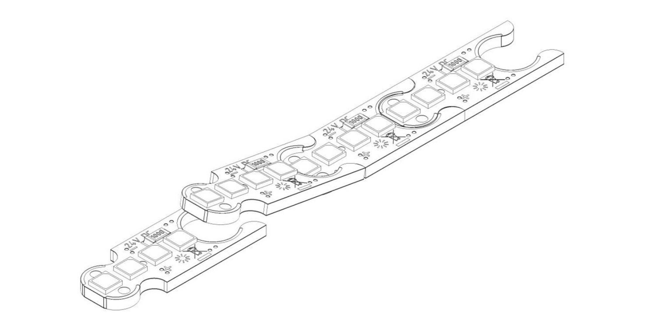 Lumitronix Flächen-LED Warmweiß (L x B x H) 20.70 x 10 x 2.33mm