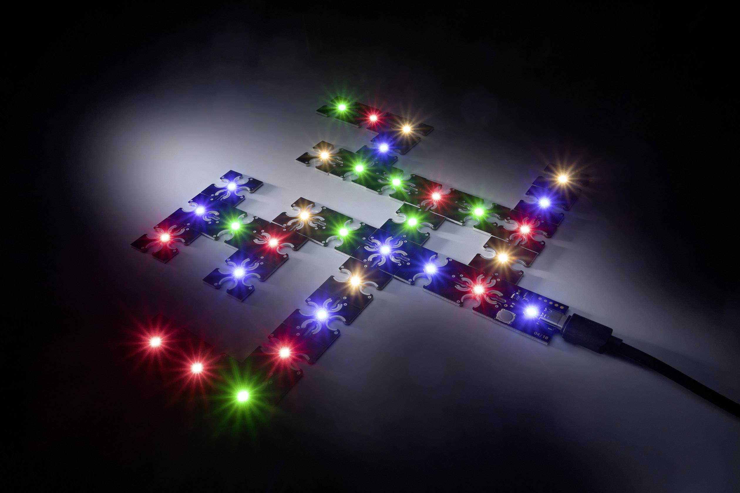 Lumitronix Flächen-LED Grün (L x B x H) 25 x 24.50 x 2.30 mm