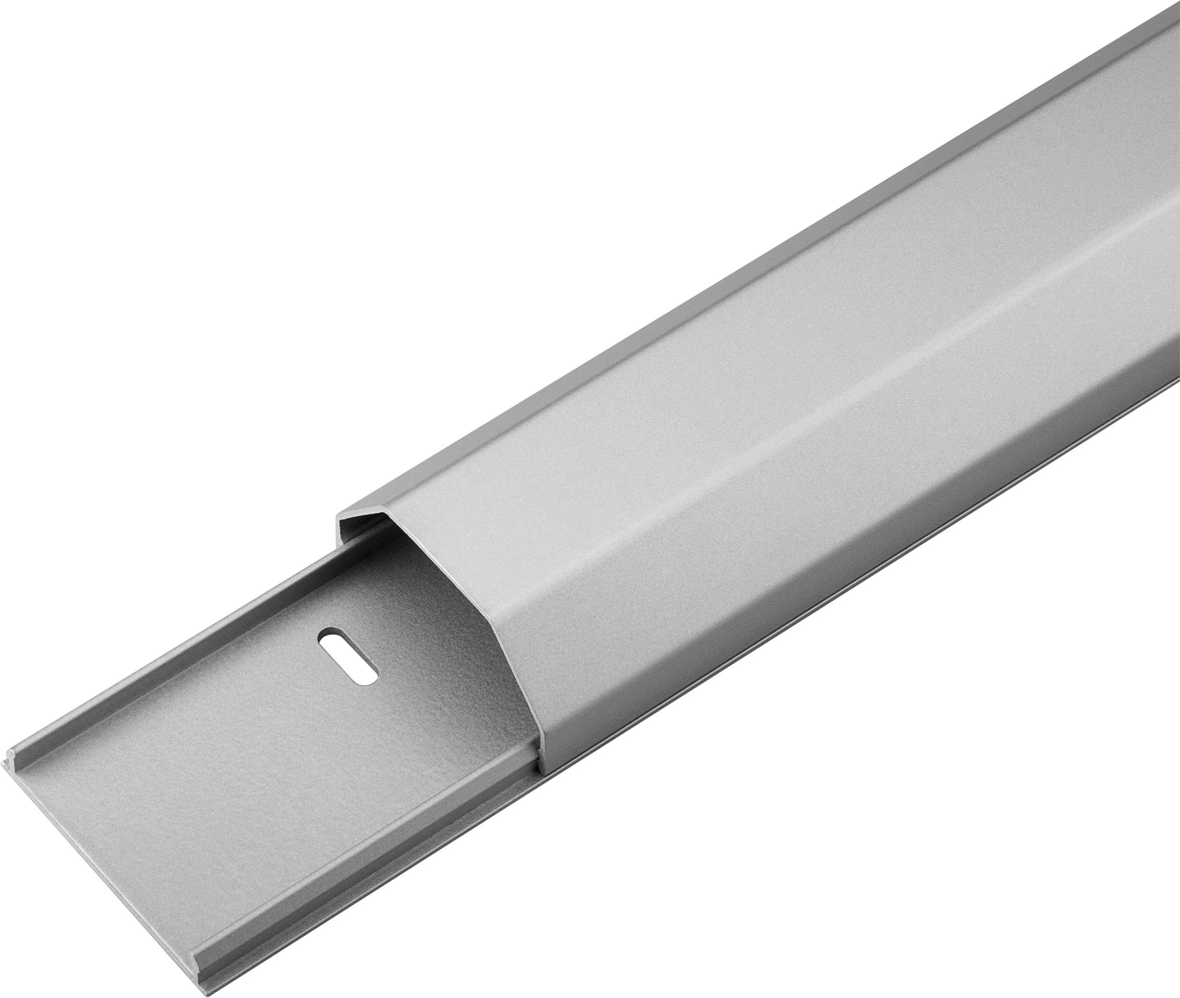Goobay 90668 Kabelkanal Flexkanal (L x B x H) 1100 x 50 x 26 mm 1 St. Silber