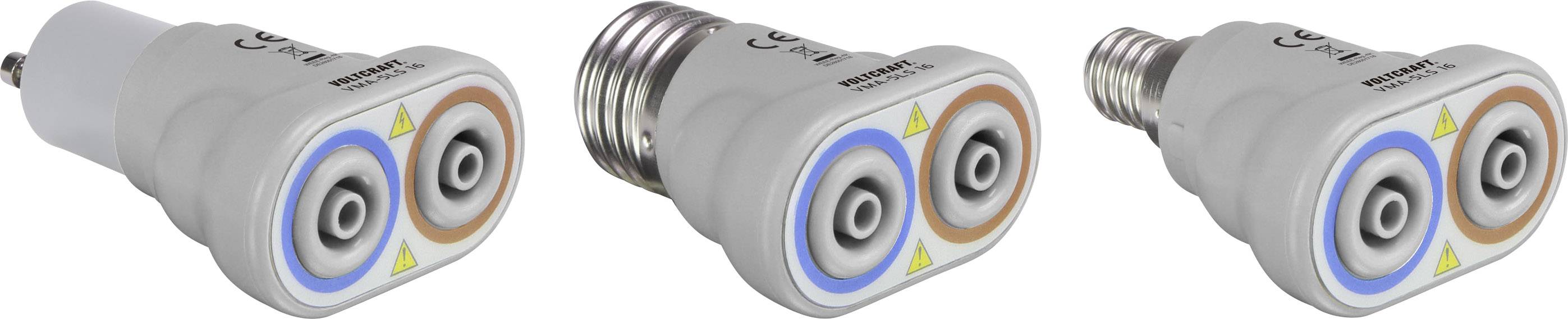 VOLTCRAFT VMA-5LS 16 Messadapter - Dunkelgrau, Hellgrau