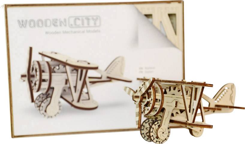 Holzbausatz Biplane / Flugzeug