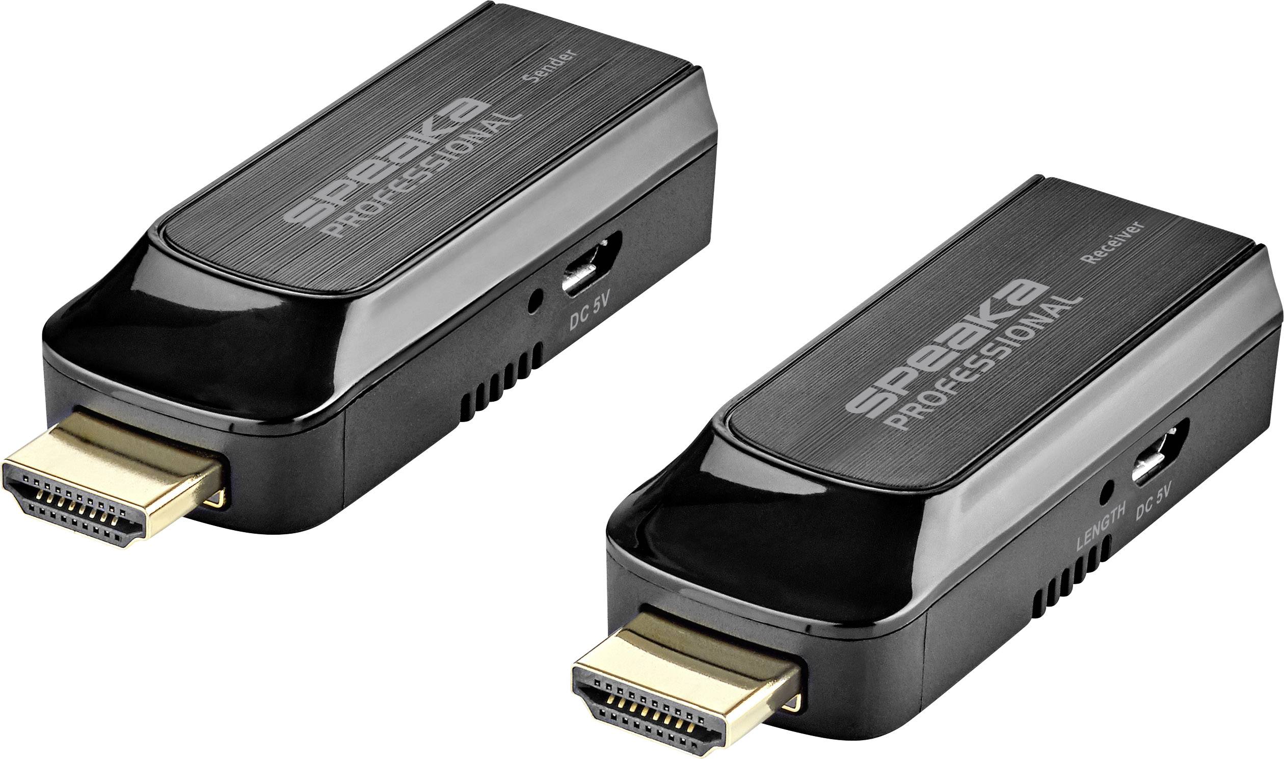 SpeaKa Professional HDMI® Extender (Verlängerung) über Netzwerkkabel RJ45 50 m