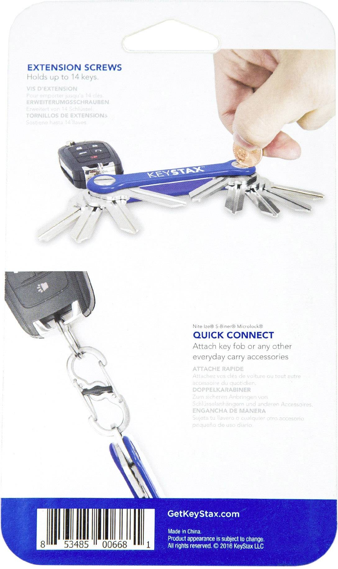 KEY SMART Schlüsselanhänger KS331 Silber 1St.