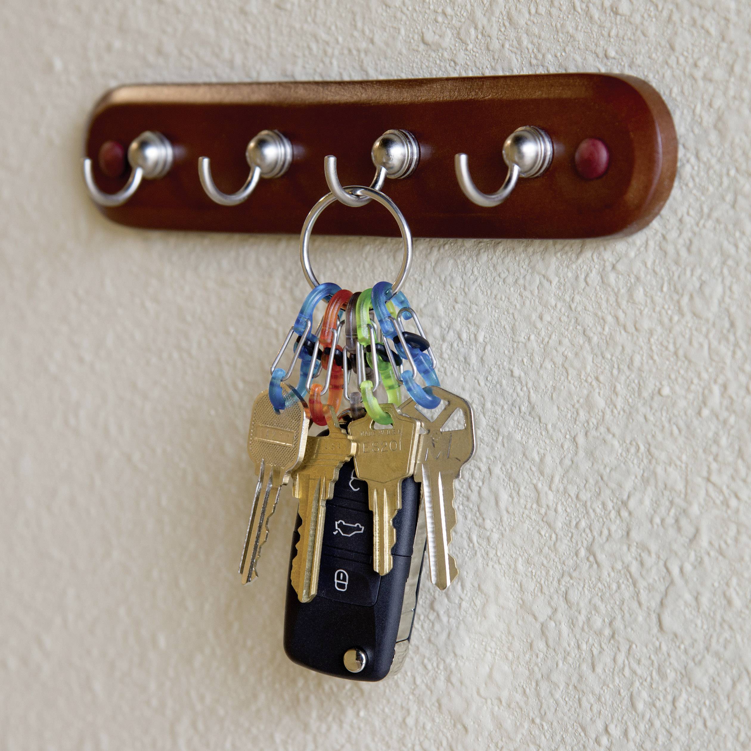 NITE Ize Schlüsselring KRGP-11-R3 Locker S-Biner Silber, Türkis, Orange, Grün, Schwarz 1 St.