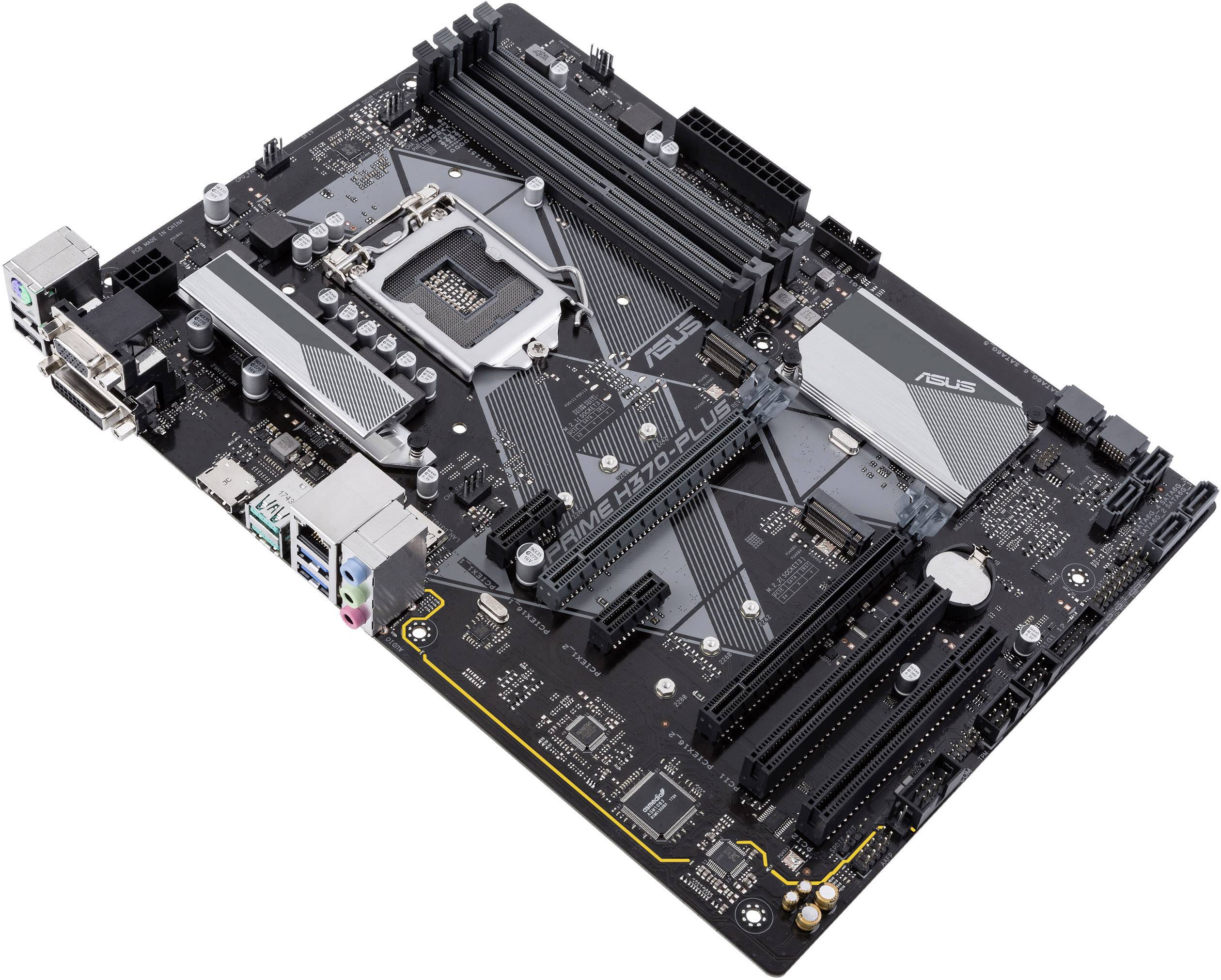 Asus PRIME H370-PLUS Mainboard Sockel Intel® 1151v2 Formfaktor ATX Mainboard-Chipsatz Intel® H370
