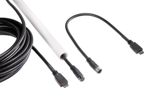 DisplayPort Anschlusskabel 15.00m für Leerrohr-Montage Schwarz [1x DisplayPort Stecker -