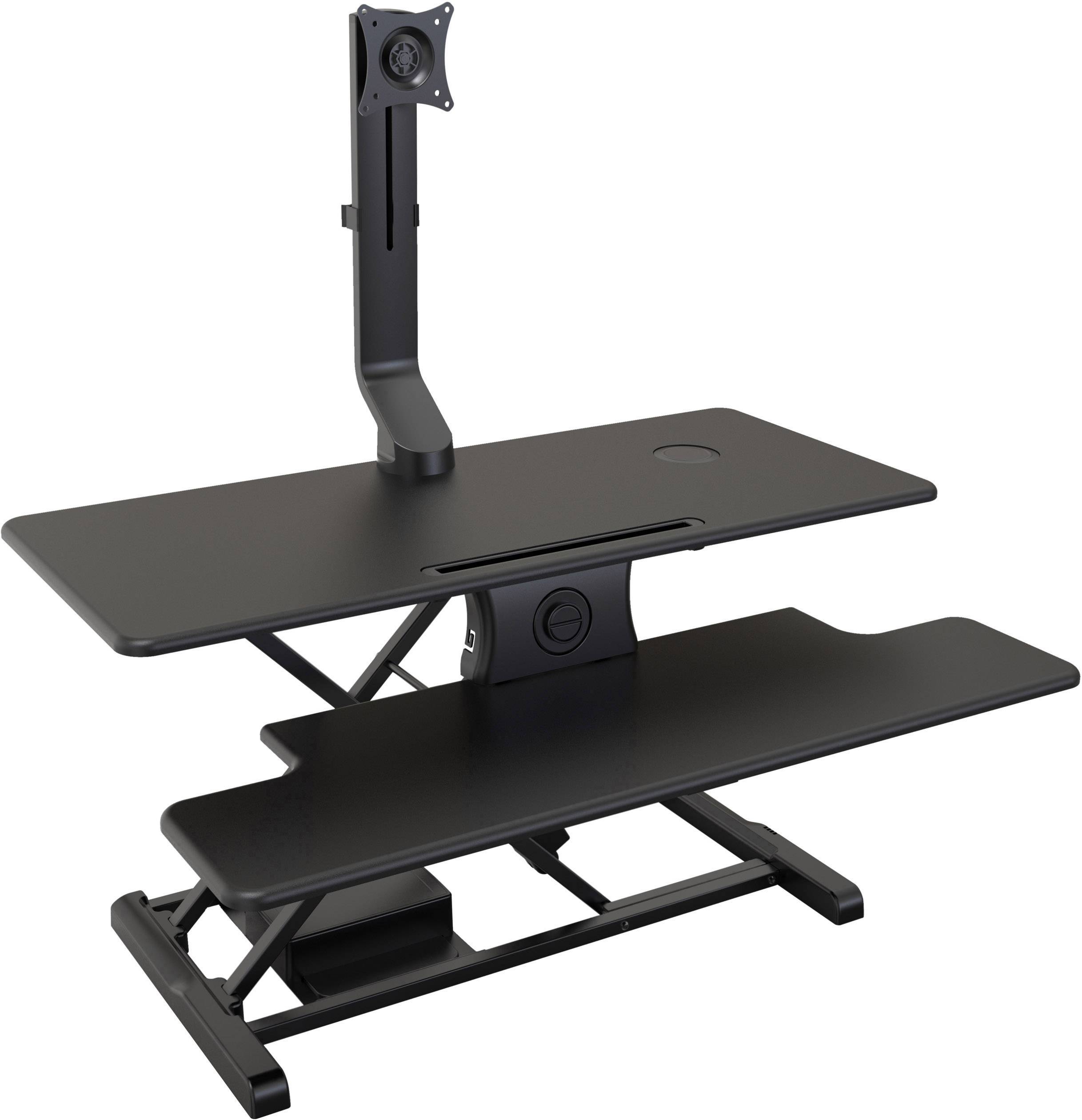 SpeaKa Professional SP-6774884 Ergofit Workstation Lift Monitor-Erhöhung Schwarz