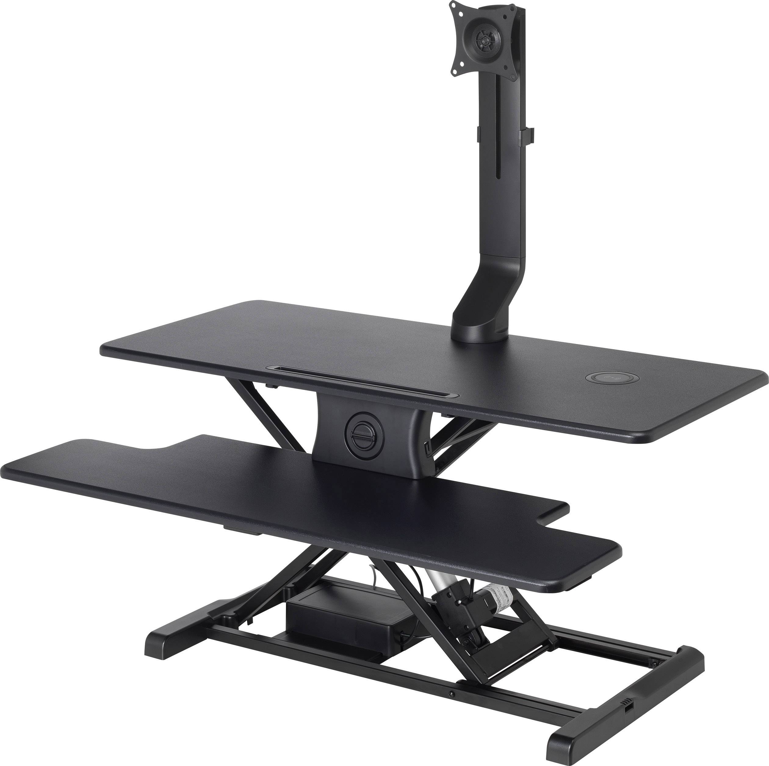 SpeaKa Professional SP-6774884 Ergofit Workstation Lift Monitor-Erhöhung Schwarz