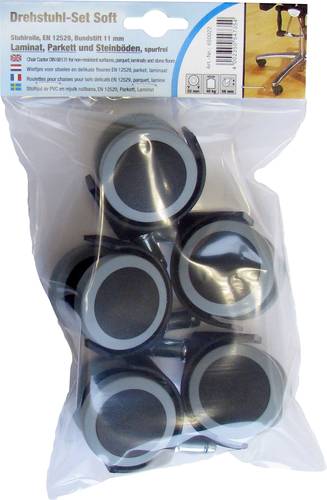 dörner + helmer 450022 Drehstuhl Parkett-Doppelrolle