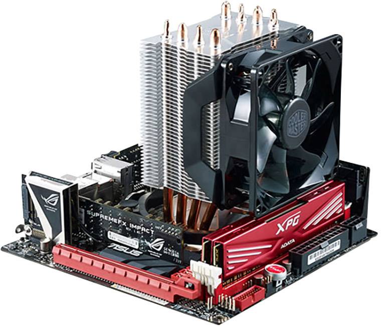 Cooler Master Hyper H411R CPU-Kühler mit Lüfter Intel® LGA 2066, Intel® LGA 2011-V3, Intel® LGA 2011, Intel® LGA 1151, Intel® LGA 1150, Intel