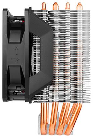 Cooler Master Hyper H411R CPU-Kühler mit Lüfter Intel® LGA 2066, Intel® LGA 2011-V3, Intel® LGA 2011, Intel® LGA 1151, Intel® LGA 1150, Intel