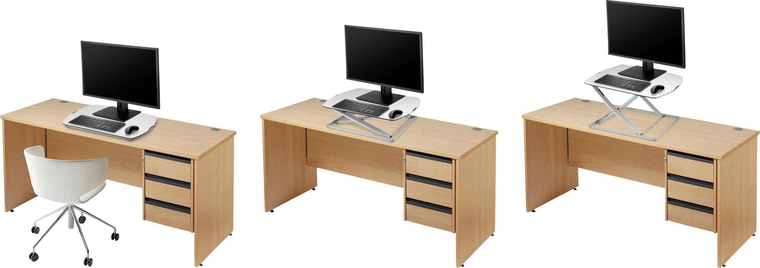 SpeaKa Professional Ergofit Workstation Basic 15,2cm (6") - 81,3cm (32") Höhenverstellbar (3.2cm - 40 cm)