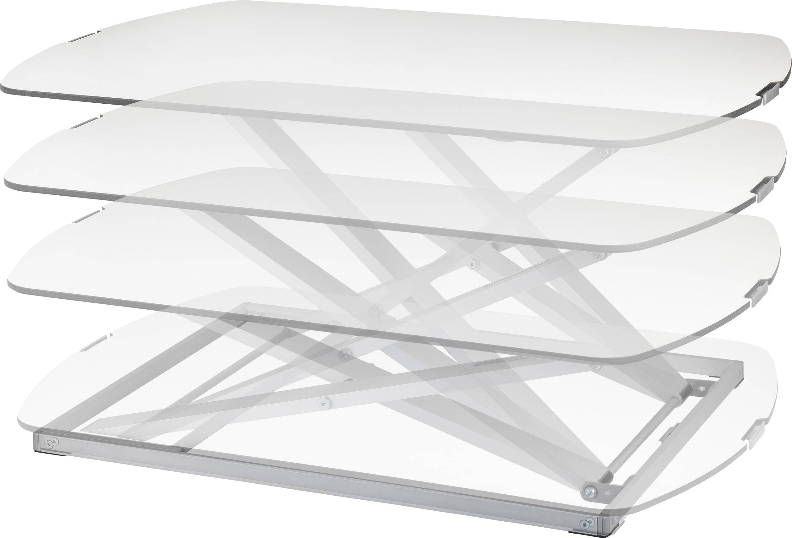 SpeaKa Professional Ergofit Workstation Basic 15,2cm (6") - 81,3cm (32") Höhenverstellbar (3.2cm - 40 cm)