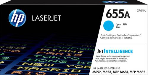 HP Toner 655A dorigine cyan 10500 pages CF451A