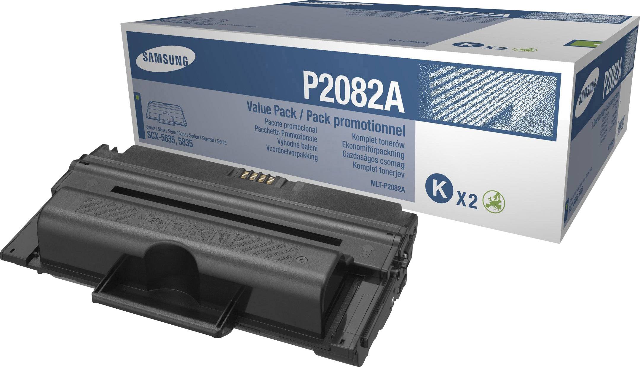 Samsung Toner MLT-P2082A Original 2er-Pack Schwarz 20000 Seiten SV127A