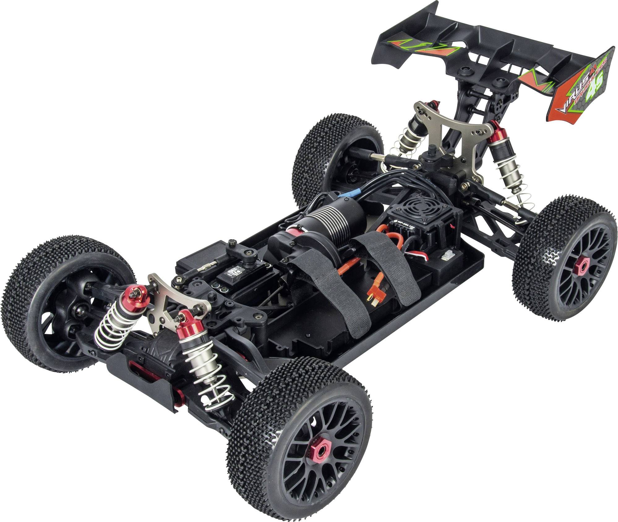 Carson Modellsport Virus 4.1 4S Brushless 1:8 RC Modellauto Elektro Buggy Allradantrieb (4WD) 100% RtR 2,4GHz inkl. Akku