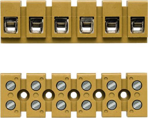 Weidmüller 7906260000 Klemmleiste Schrauben Mittelgelb 20 St.