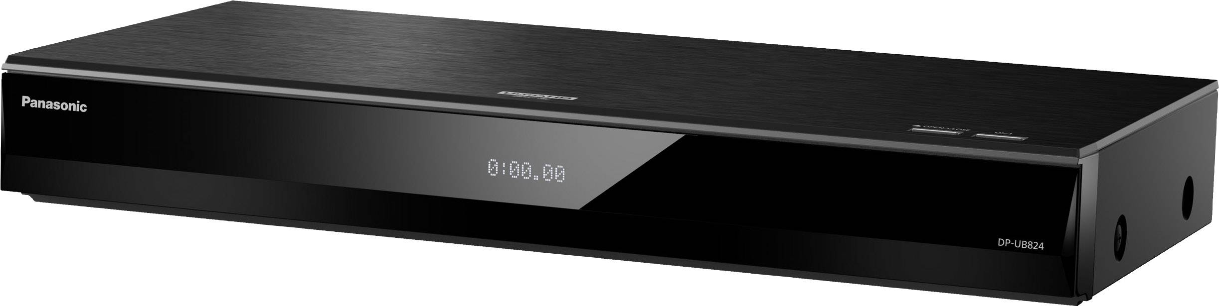 UHD Blu-ray player Panasonic DP-UB824 4K upscaling, Wi-Fi, Smart TV, Amazon Alexa support, Google Assistant support Black