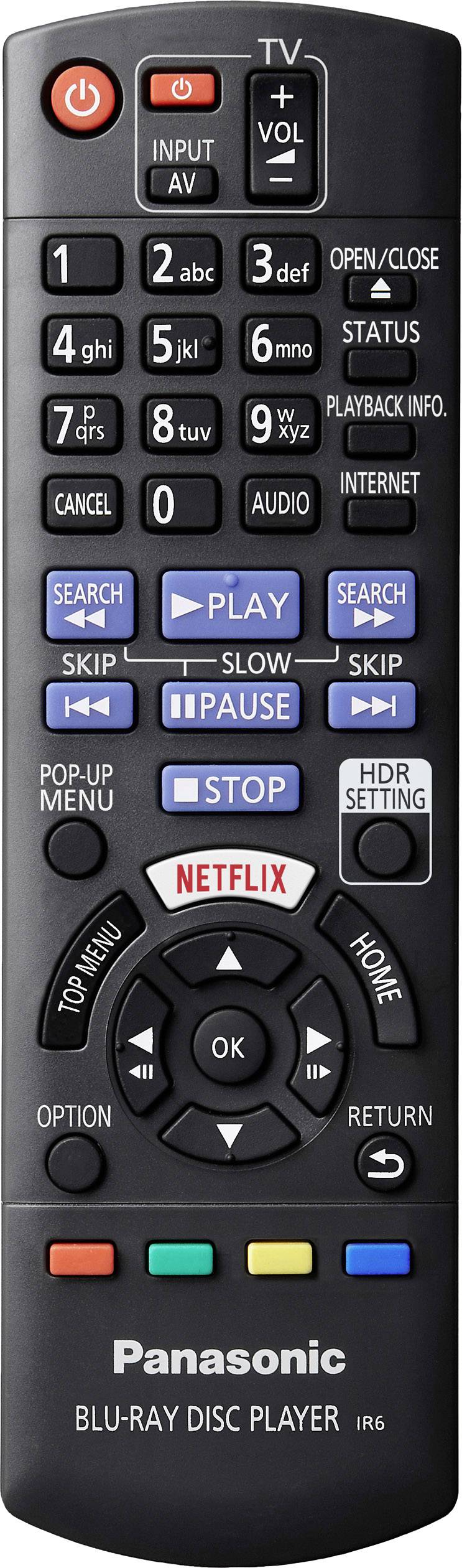 Panasonic DP-UB824 UHD Blu-ray-Player 4K Ultra HD, WLAN, Smart TV, unterstützt Amazon Alexa, unterstützt Google Assistant Schwarz