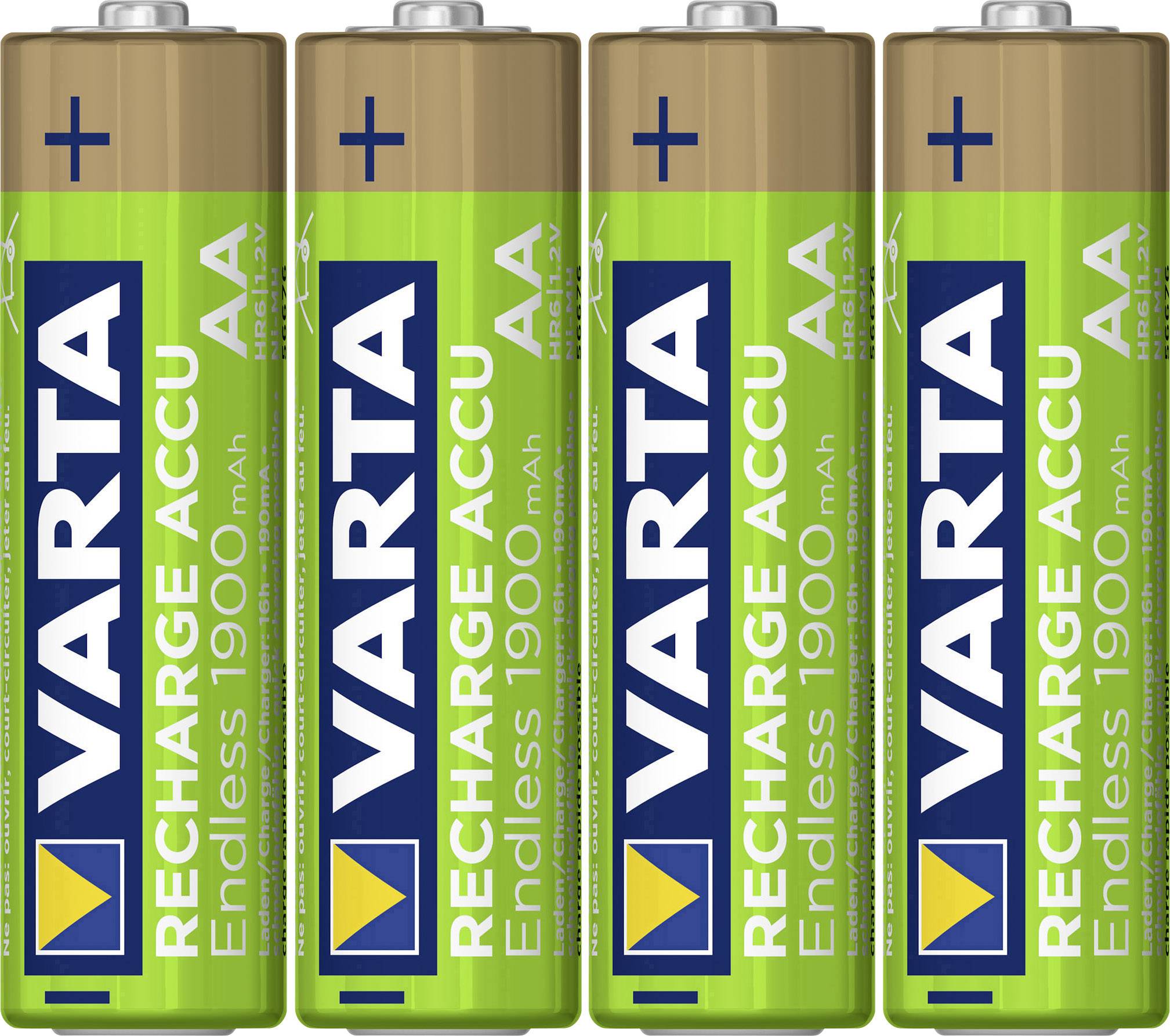 Varta Endless Ready to Use Mignon (AA)-Akku NiMH 1900 mAh 1.2 V 4 St.
