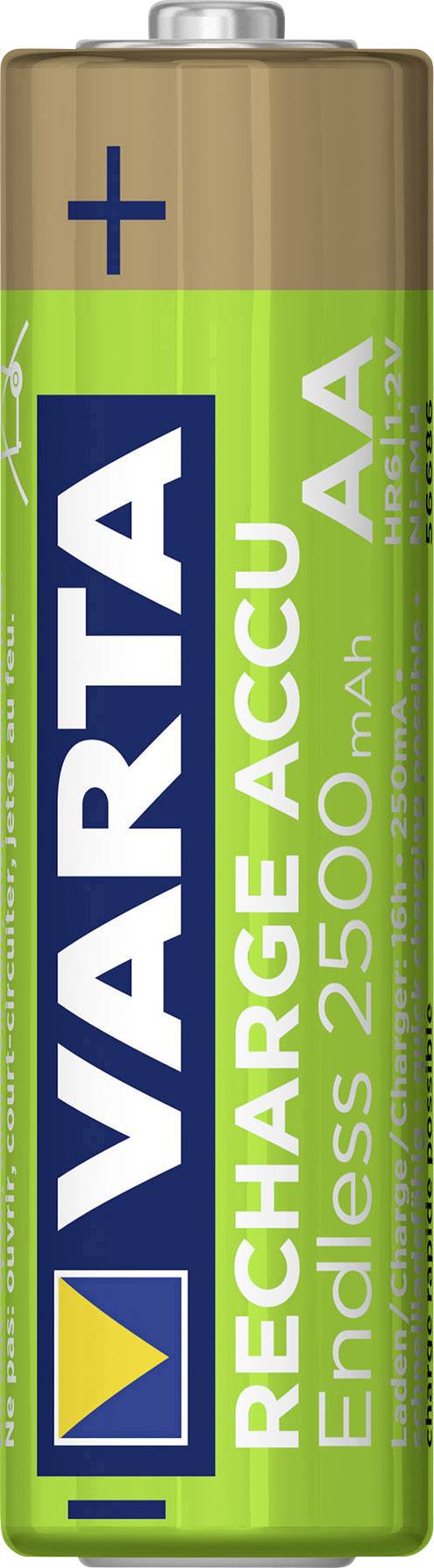 Varta Endless Ready to Use Mignon (AA)-Akku NiMH 2500 mAh 1.2V 2St.