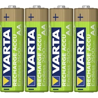 Varta RECH.AC. ENDL.AA 2500 mAh BLI4 Mignon (AA)-Akku NiMH 2500 mAh 1.2 V 4 St. Varta RECH.AC. ENDL.AA 2500 mAh BLI4 Mignon (AA)-Akku NiMH 2500 mAh 1.2 V 4 St.