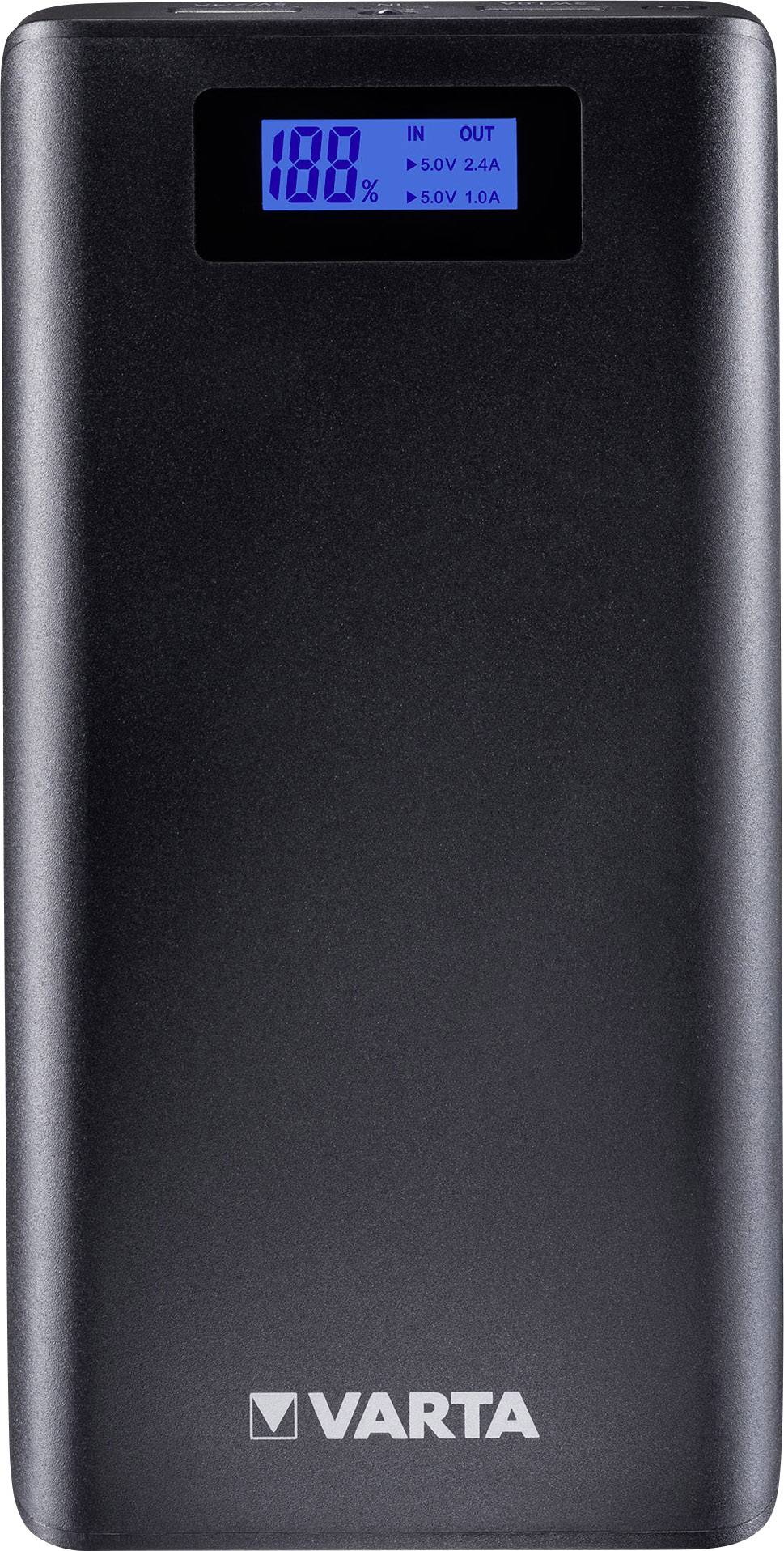 Varta LCD Powerbank 18200 mAh  Li-Ion  Anthrazit
