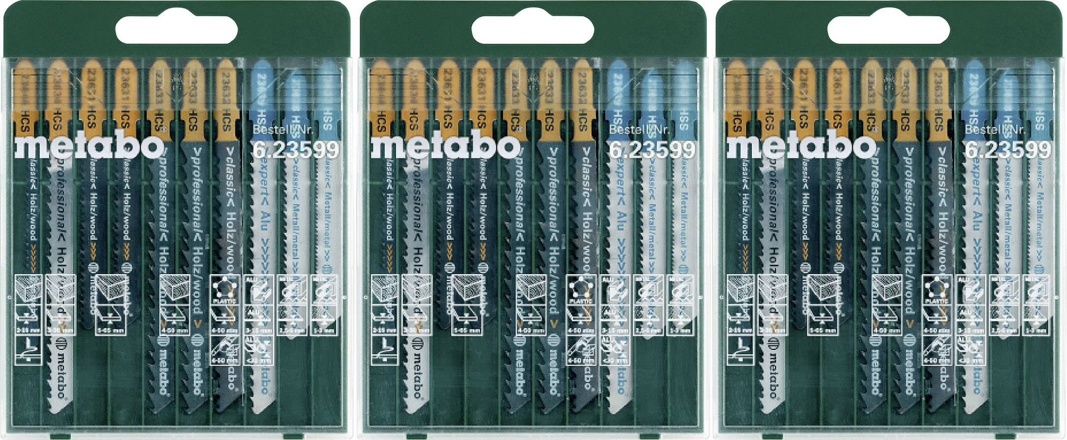 Metabo 3 x 10tlg. Stichsägeblatt-Set 3 Set