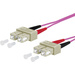 Metz Connect 151S1EOEO10E Glasfaser LWL Anschlusskabel [2x SC-Stecker - 2x SC-Stecker] 50/125 µ Mul