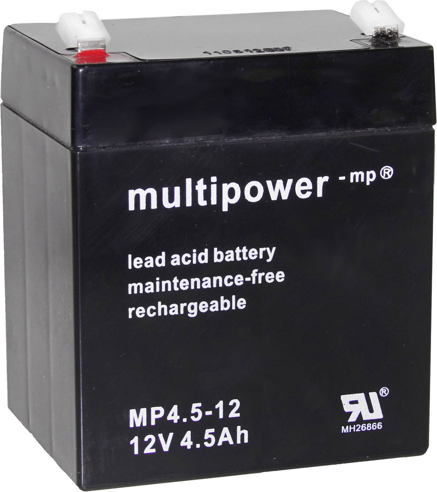 Multipower PB-12-4,5-4,8 MP4,5-12 Bleiakku 12 V 4.5 Ah Blei-Vlies (AGM) (B x H x T) 90 x 107 x 70 m