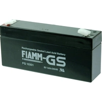 Fiamm PB-6-3 FG10301 Bleiakku 6V 3Ah Blei-Vlies (AGM) (B x H x T) 134 x 66 x 33mm Flachstecker 4.8mm Wartungsfrei, Geringe Fiamm PB-6-3 FG10301 Bleiakku 6V 3Ah Blei-Vlies (AGM) (B x H x T) 134 x 66 x 33mm Flachstecker 4.8mm Wartungsfrei, Geringe