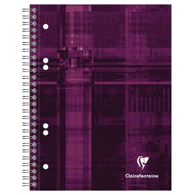 Clairefontaine Collegeblock 8272C farbig sortiert DIN A5 kariert Anzahl der Blätter: 90