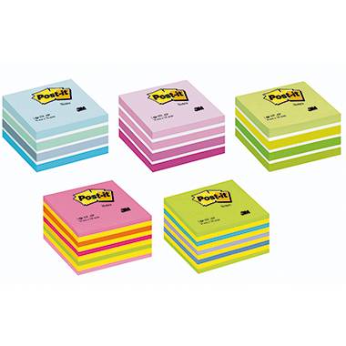 Post-it Haftnotizwürfel 2028B 76mm x 45mm Pastell-Blau 450 Blatt