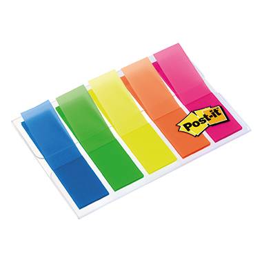 Post-it Haftstreifen 683HF5 Gelb, Blau, Orange, Pink, Grün