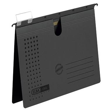 Elba Hängehefter chic ULTIMATE DIN A4 Anthrazit 5 St./Pack. 100560165 5 St.
