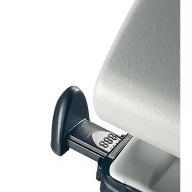 Leitz Doppellocher 51320085 max. 40Bl. Metall grau