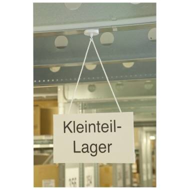 magnetoplan Hakenmagnet (Ø) 47 mm rund, mit Haken Weiß 1 St. 52647