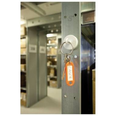 Magnetoplan Hakenmagnet (Ø) 47mm rund, mit Haken Weiß 1 St. 52647