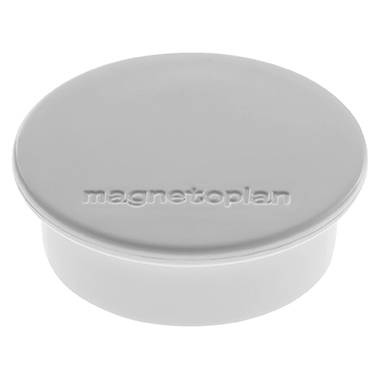 magnetoplan Magnet Discofix Color (Ø x H) 40 mm x 13 mm rund Grau 10 St. 1662001