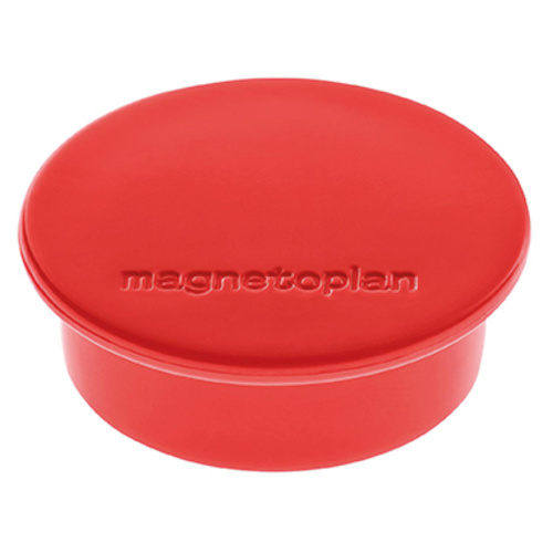 Magnetoplan Magnet Discofix Color (Ø x H) 40 mm x 13 mm rund Rot 10 St. 1662006