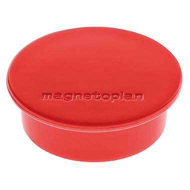 magnetoplan Magnet Discofix Color (Ø x H) 40 mm x 13 mm rund Rot 10 St. 1662006