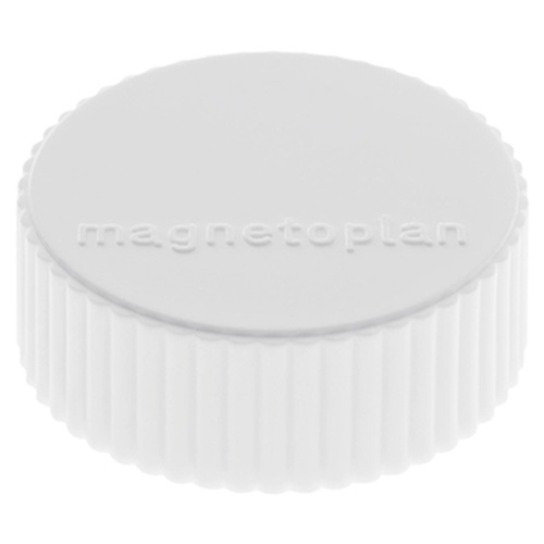 Magnetoplan Magnet Discofix Magnum (Ø x H) 34mm x 13mm rund Weiß 10 St. 1660000