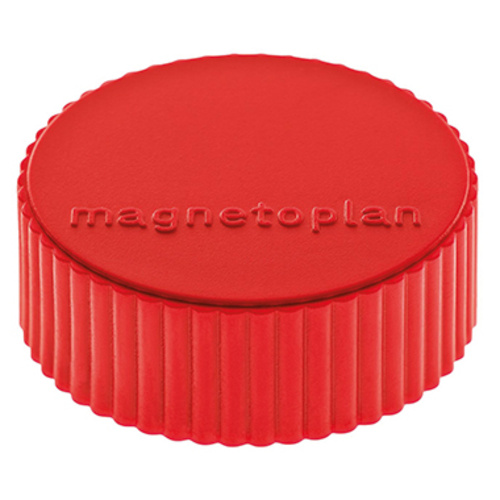 Magnetoplan Magnet Discofix Magnum (Ø x H) 34mm x 13mm rund Rot 10 St. 1660006