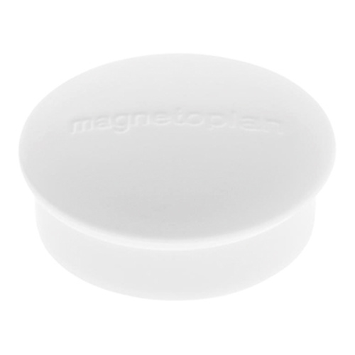 Magnetoplan Magnet Discofix Mini (Ø x H) 19 mm x 7 mm rund Weiß 10