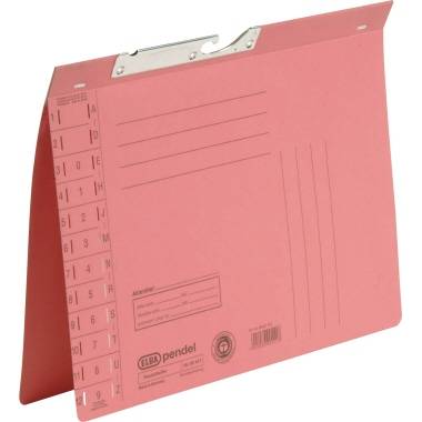 Elba Pendelhefter 100560085 DIN A4 Rot Art der Heftung: Amtsheftung 250 g/m² 1 St.