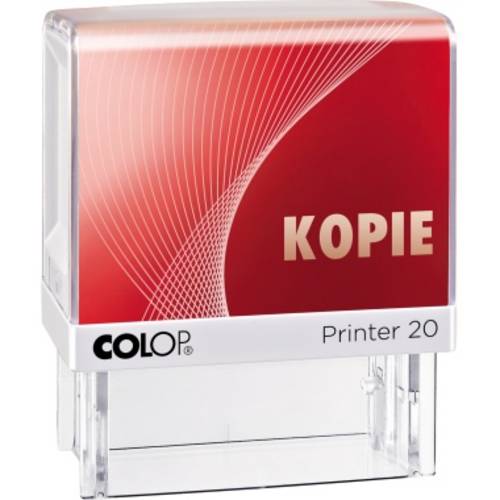 Colop 100671 Textstempel Rot 38 x 14 mm (B x H)