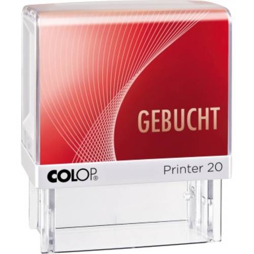 Colop 100672 Textstempel Rot 38 x 14 mm (B x H)