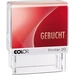 Colop 100672 Textstempel Rot 38 x 14mm (B x H) Colop 100672 Textstempel Rot 38 x 14mm (B x H)