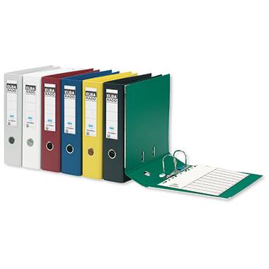 Elba Ordner DIN A4 Rückenbreite: 80 mm Gelb 2 Bügel 100022627