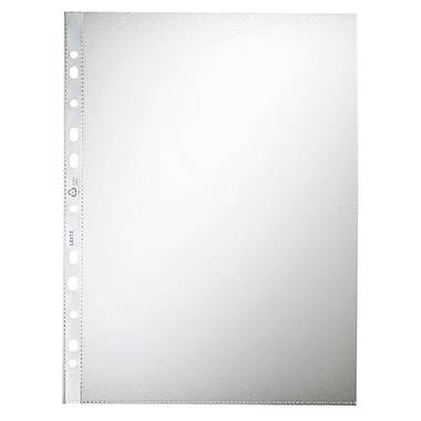 Leitz Aktenordner A4 Transparent – Aus Stabilem Polypropylen, 4-fach Gelocht, Mit Klappe